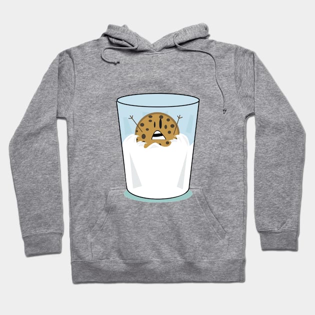 The problems of being a cookie in a glass of milk Hoodie by Albaricoque